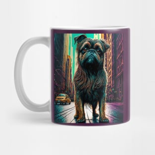 Brussels Griffon in the Big City 2 Mug